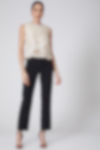 Peach Top With Layers by SHRIYA SOM at Pernia's Pop Up Shop