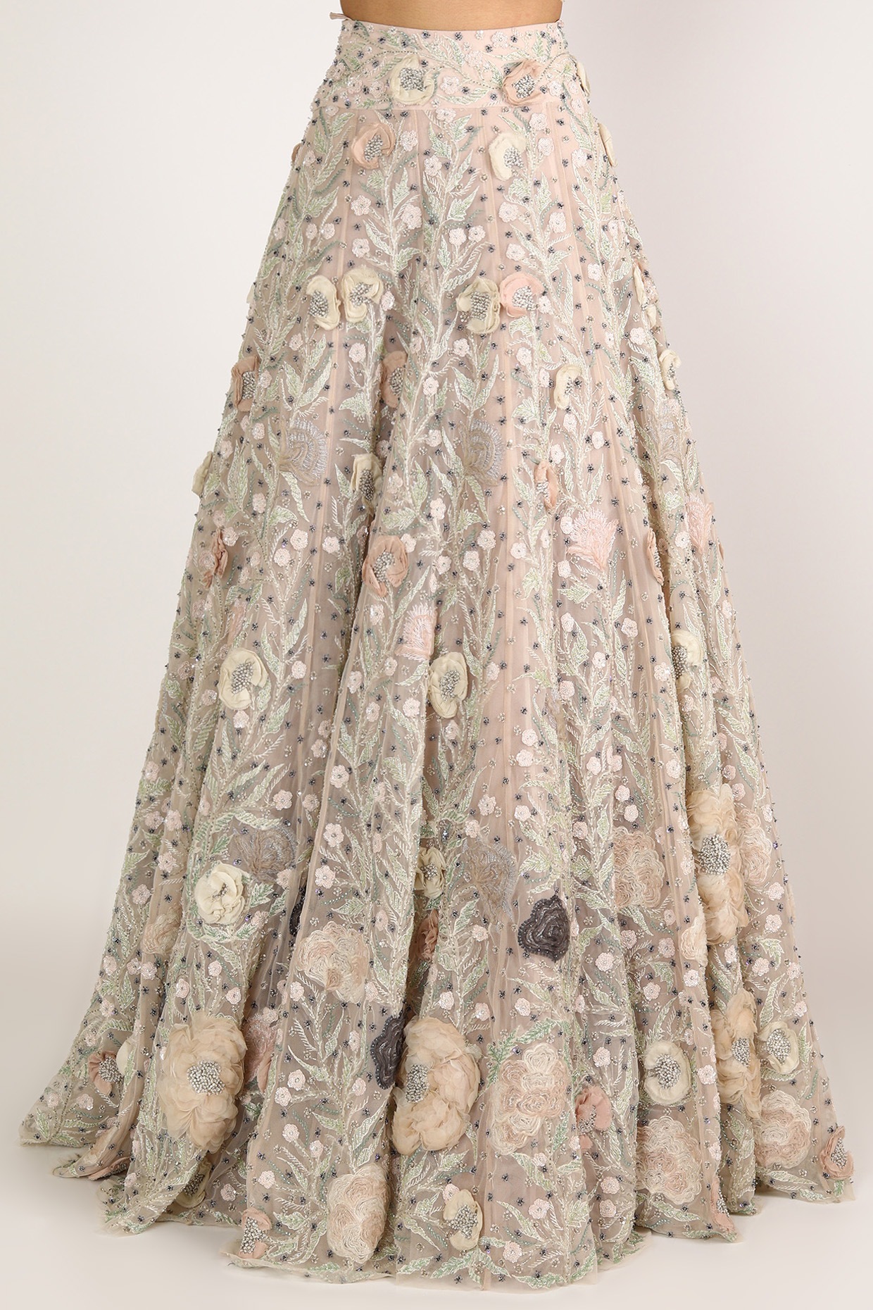 embroidered skirt