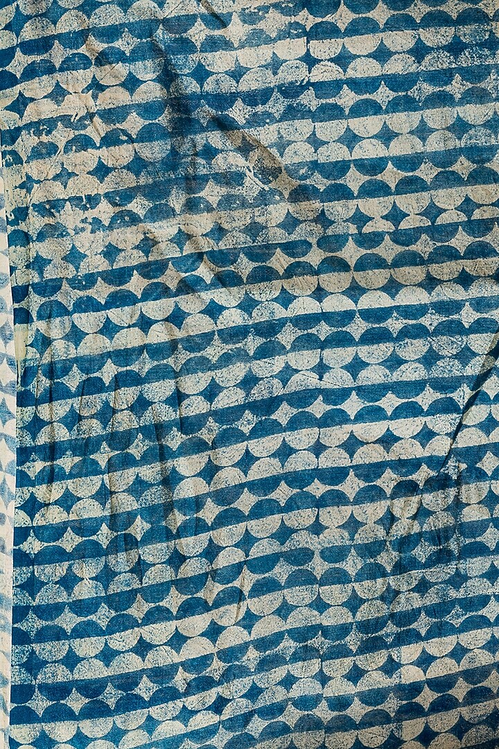 Turquoise Shaded Kora Silk Festive Saree Set by Taba Kashi By Artika Shah at Pernia's Pop Up Shop