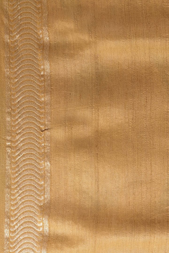 Multi-Colored Tussar Silk Dyed Wedding Saree Set by Taba Kashi By Artika Shah at Pernia's Pop Up Shop