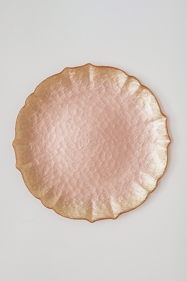 Pink Glass Dinner Plate by Table Manners at Pernia's Pop Up Shop