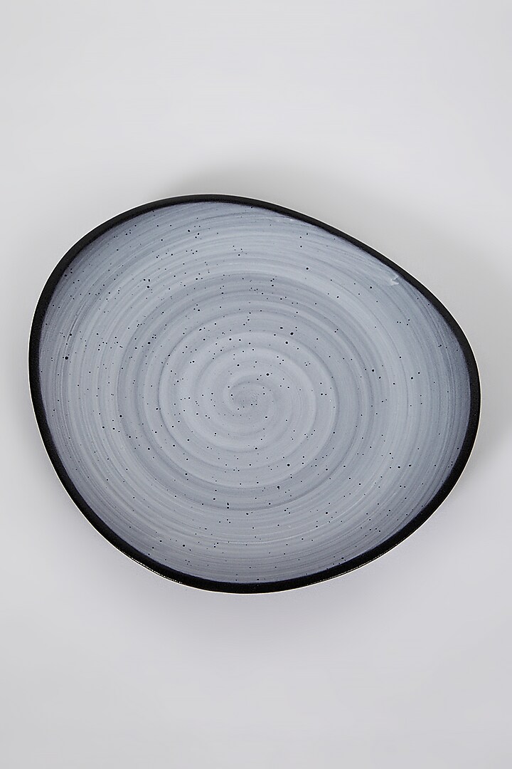Black Porcelain Plate by Table Manners at Pernia's Pop Up Shop