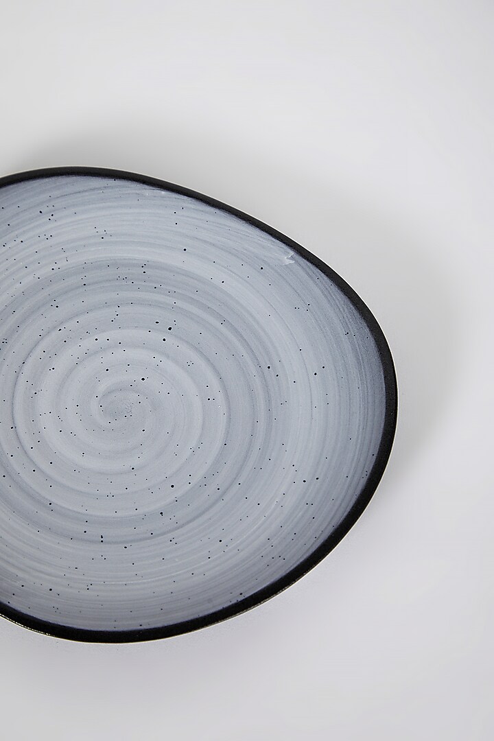 Black Porcelain Plate by Table Manners at Pernia's Pop Up Shop
