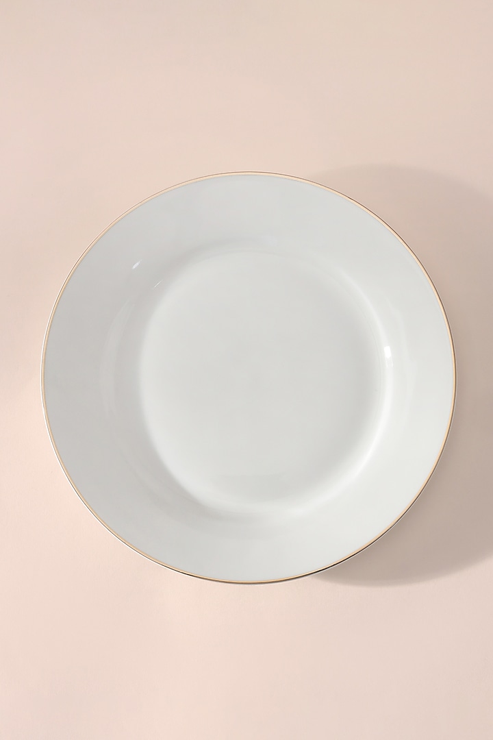 White Bone China Dinner Plate by Table Manners at Pernia's Pop Up Shop