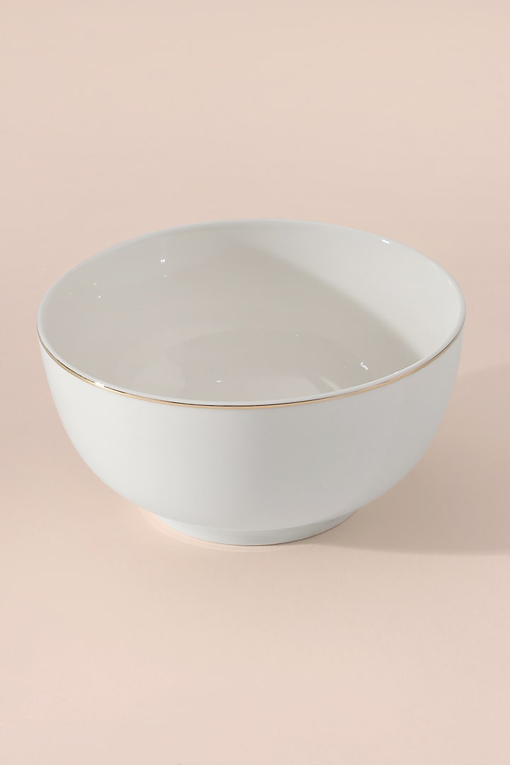 White Bone China Vegetable Bowl Set by Table Manners at Pernia's Pop Up Shop