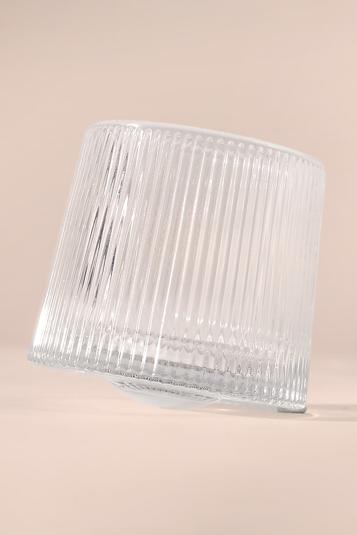 White Whiskey Glass Set by Table Manners at Pernia's Pop Up Shop