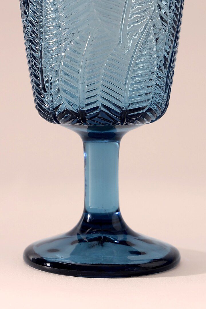 Blue Wine Glass Set by Table Manners at Pernia's Pop Up Shop