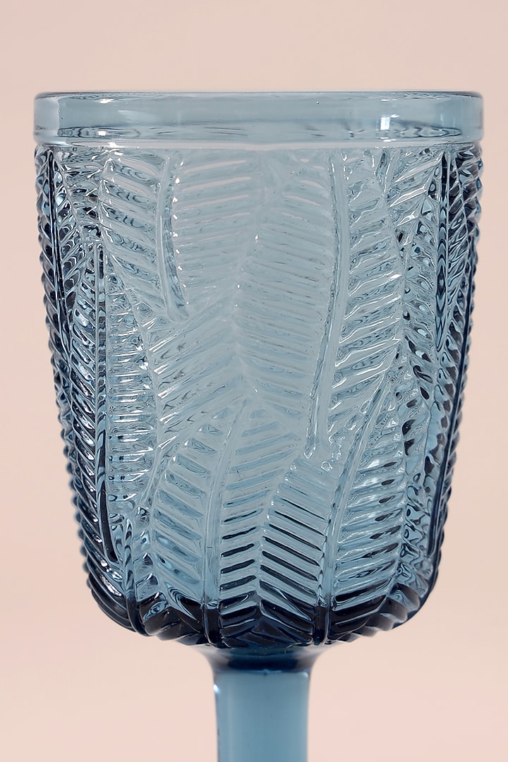 Blue Wine Glass Set by Table Manners at Pernia's Pop Up Shop
