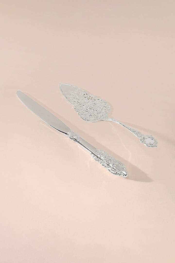 Silver Stainless Steel Cutlery Set by Table Manners at Pernia's Pop Up Shop