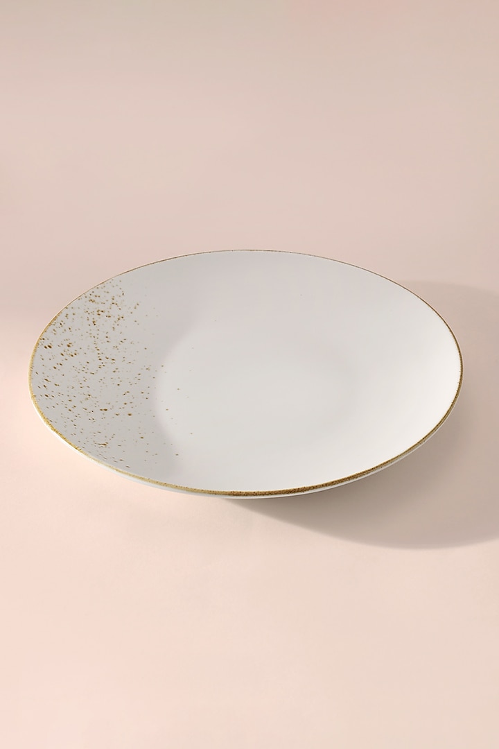 Off-White Porcelain Plate by Table Manners at Pernia's Pop Up Shop
