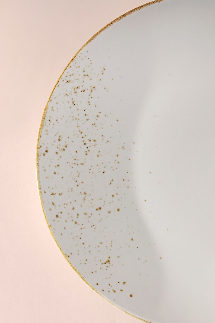 Off-White Porcelain Plate by Table Manners at Pernia's Pop Up Shop