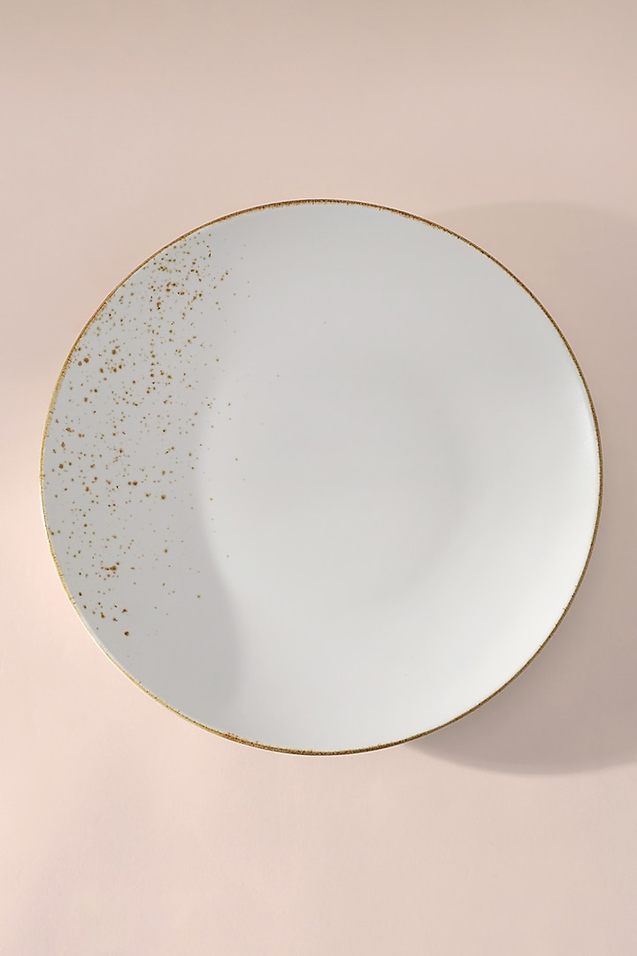 Off-White Porcelain Plate by Table Manners at Pernia's Pop Up Shop