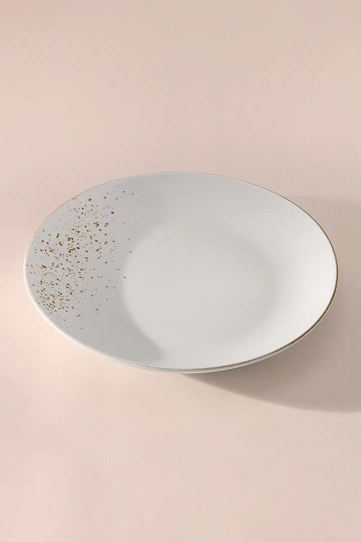 Off-White Porcelain Dessert Plate by Table Manners