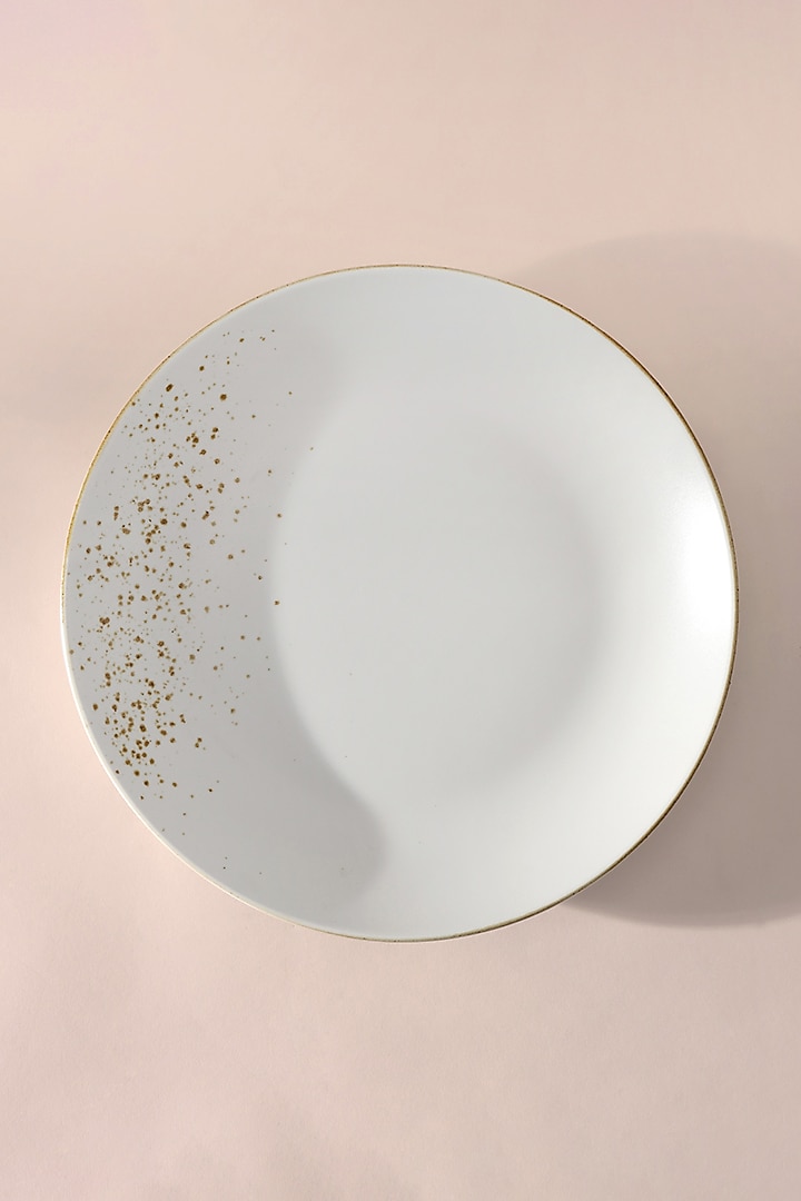 Off-White Porcelain Dessert Plate by Table Manners at Pernia's Pop Up Shop