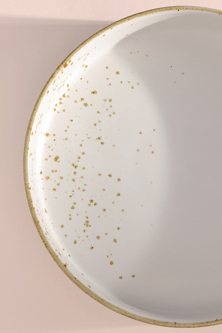 Off-White Porcelain Salad Plate by Table Manners at Pernia's Pop Up Shop