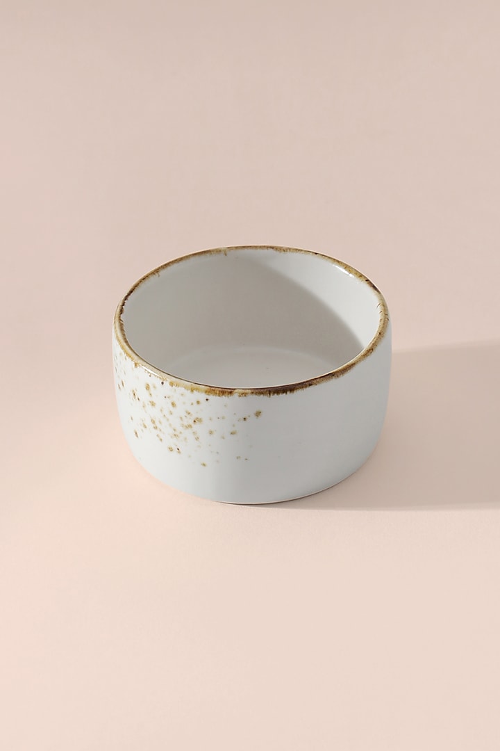 Off-White Porcelain Bowl Set by Table Manners at Pernia's Pop Up Shop