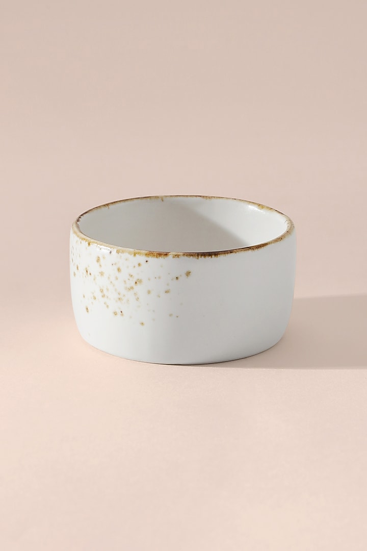 Off-White Porcelain Bowl Set by Table Manners at Pernia's Pop Up Shop
