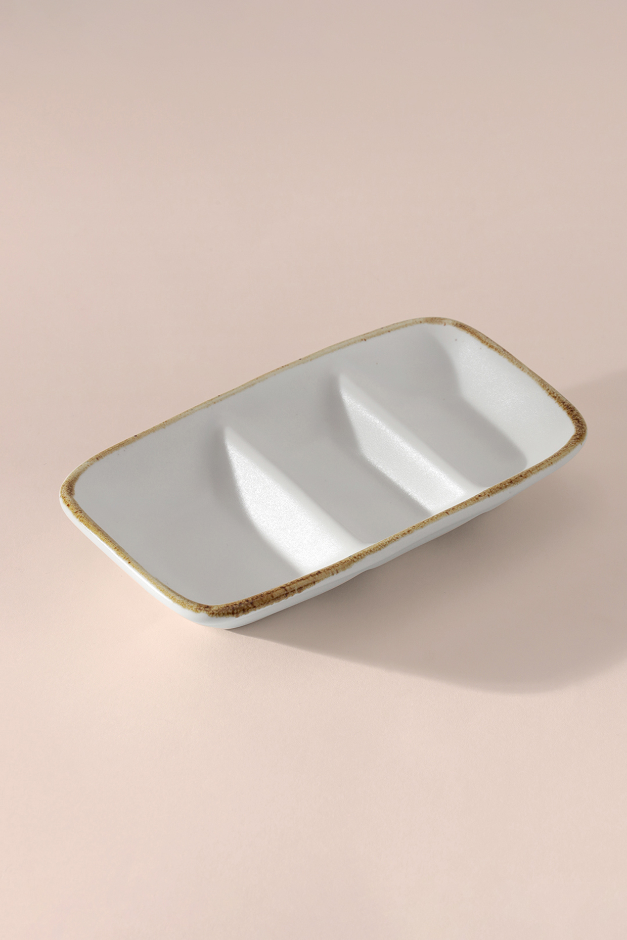 Off-White Porcelain Dip Bowl Set by Table Manners
