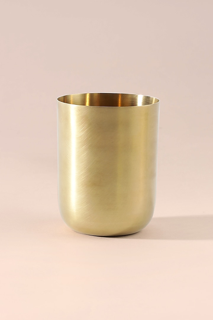 Gold Brass Glass by Table Manners