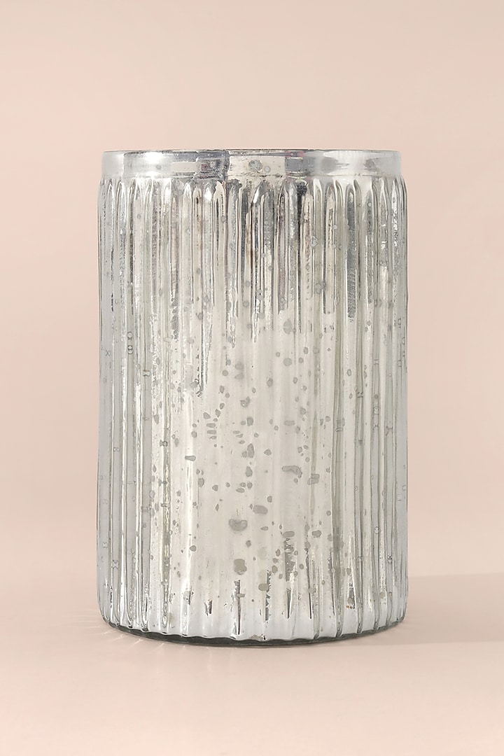 Silver Glass Vase by Table Manners at Pernia's Pop Up Shop