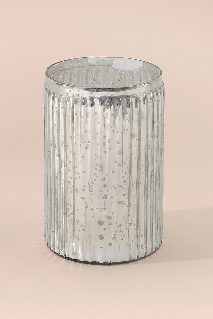 Silver Glass Vase by Table Manners at Pernia's Pop Up Shop