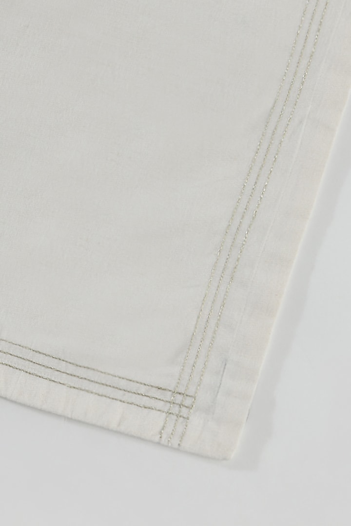 Off-White Cloth Napkin Set by Table Manners at Pernia's Pop Up Shop