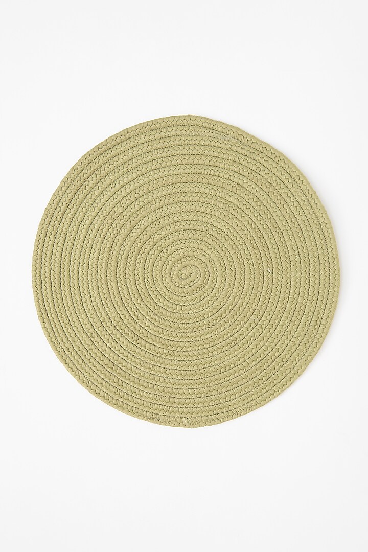 Mint Green Jute Placemat Design by Table Manners at Pernia's Pop Up