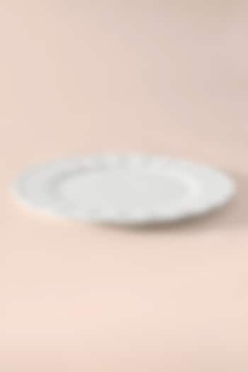 White Bone China Charger Plate by Table Manners at Pernia's Pop Up Shop