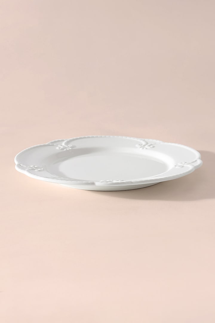 White Bone China Dinner Plate by Table Manners at Pernia's Pop Up Shop