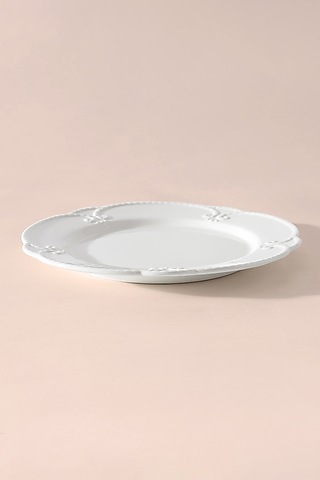 White Bone China Dinner Plate by Table Manners