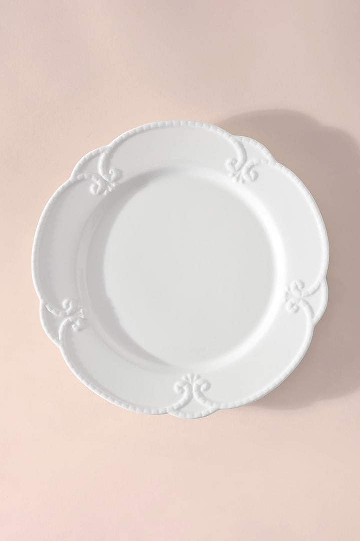 White Bone China Dinner Plate by Table Manners at Pernia's Pop Up Shop