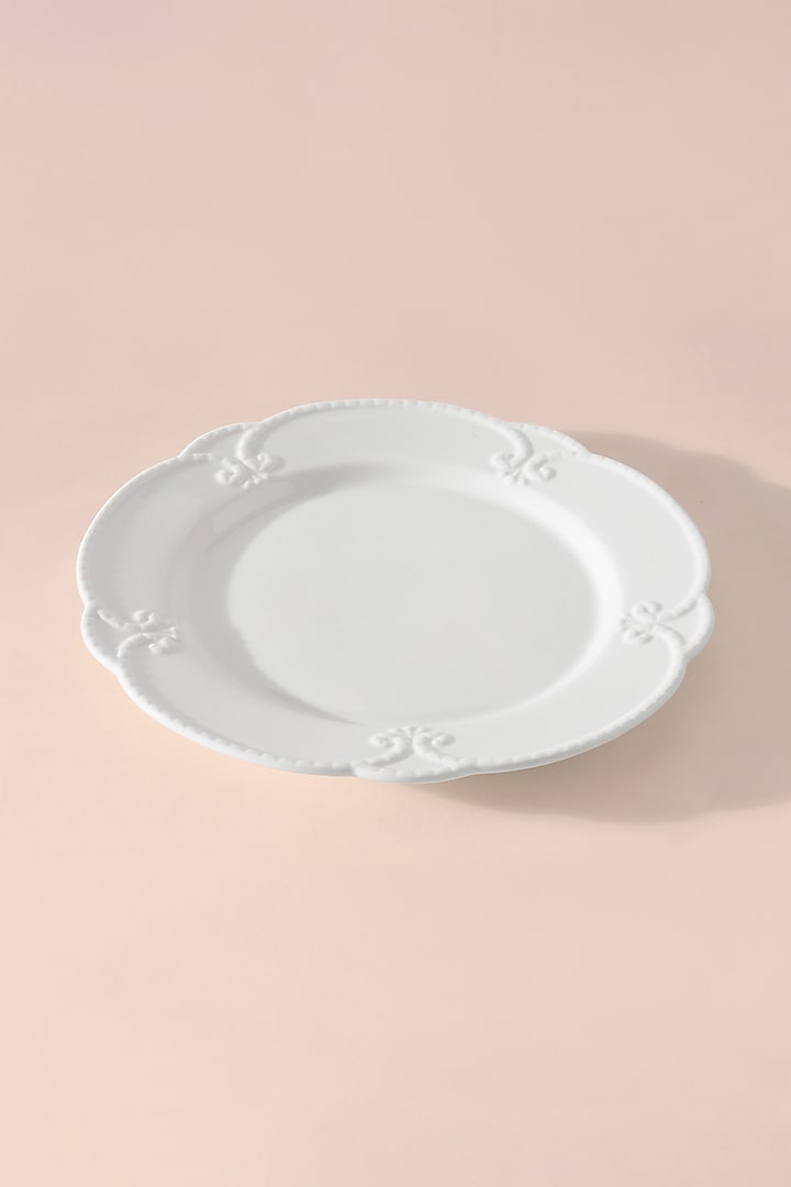 White Bone China Dinner Plate by Table Manners at Pernia's Pop Up Shop