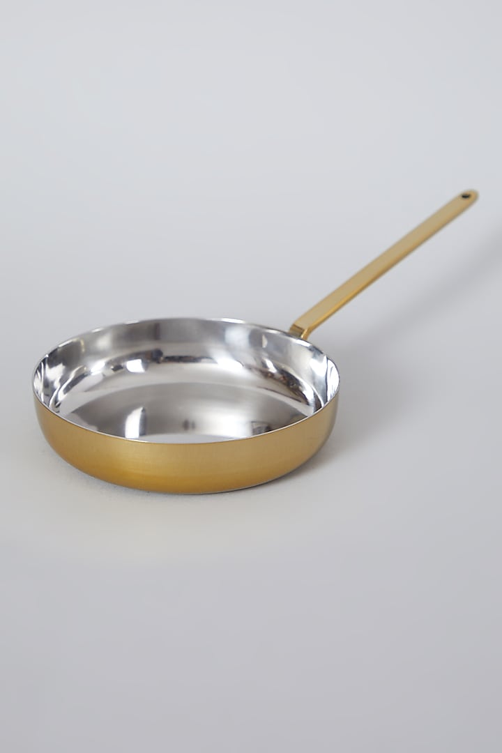 Gold Finish Mini Saucepans (Set of 6) by Table Manners