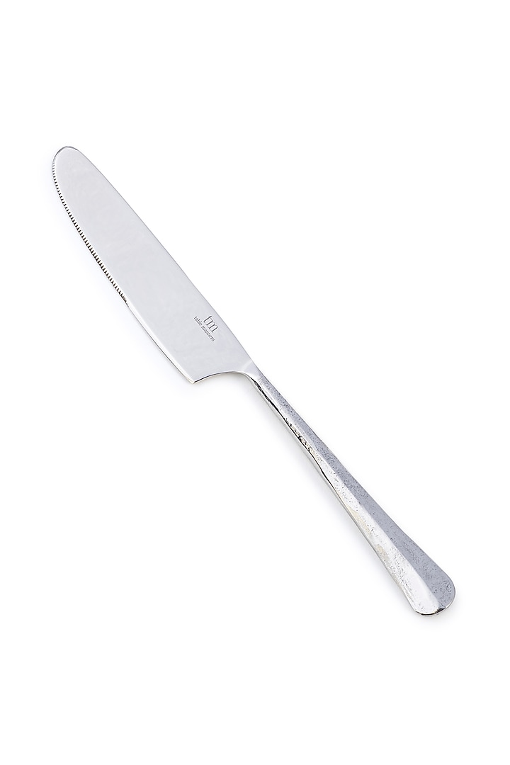Silver Stainless Steel Knife (Set Of 4) by Table Manners at Pernia's Pop Up Shop
