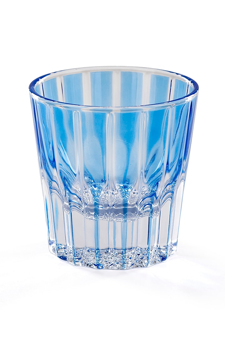 Blue Crystal Whiskey Glass by Table Manners