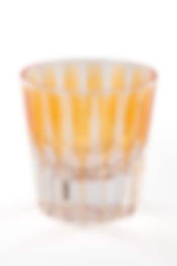 Yellow Crystal Whiskey Glass by Table Manners