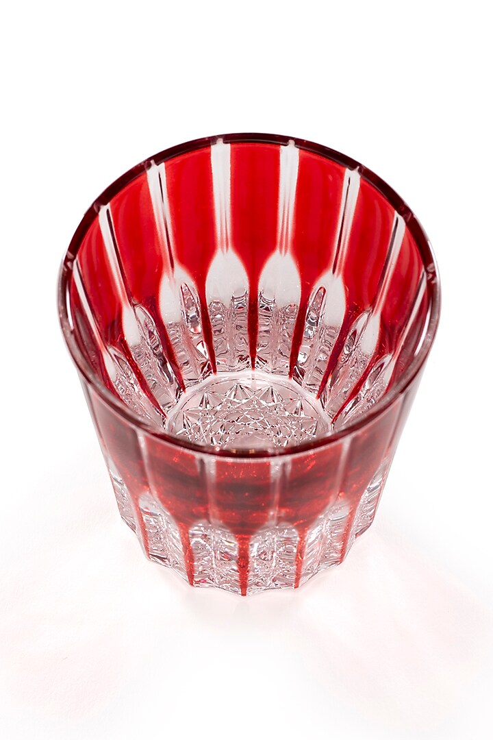 Red Crystal Whiskey Glass by Table Manners at Pernia's Pop Up Shop