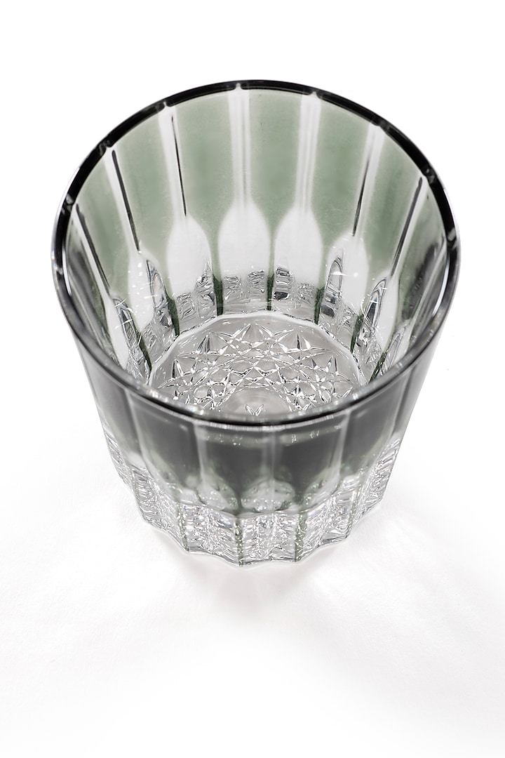 Olive Green Crystal Whiskey Glass by Table Manners at Pernia's Pop Up Shop