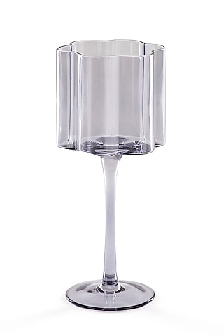 Grey Wine Glass by Table Manners