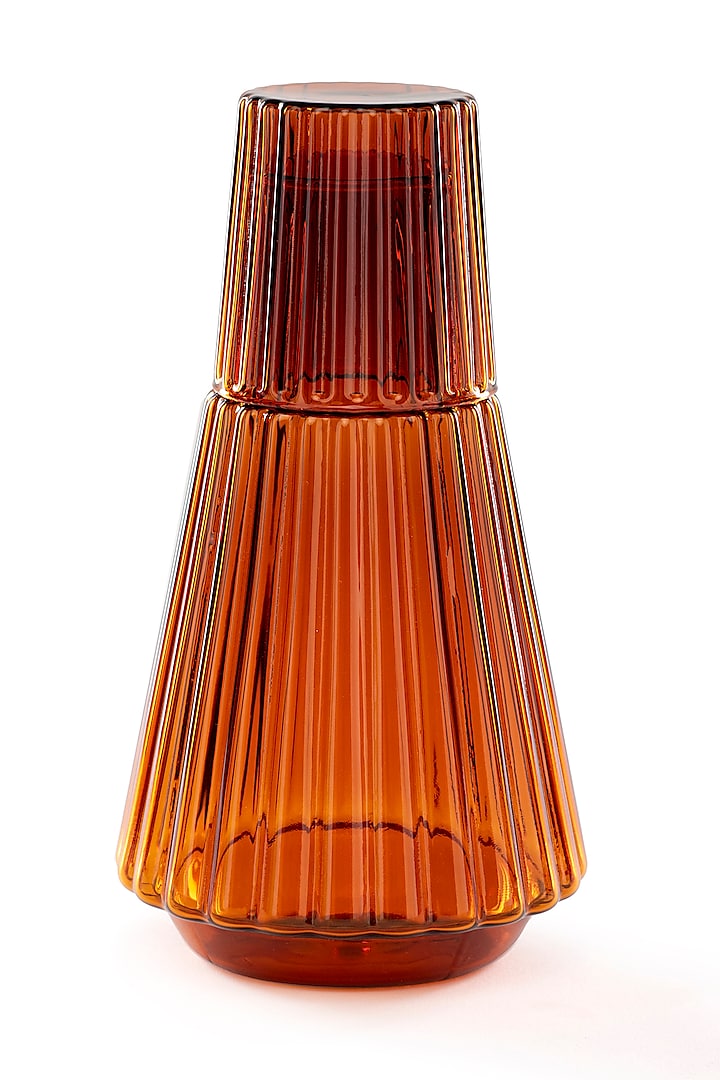 Amber Glass Carafe by Table Manners