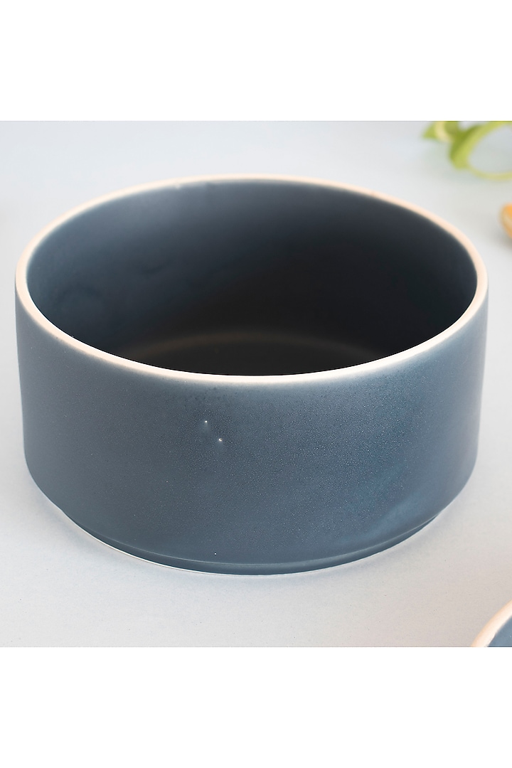Indigo Ceramic Serving Bowls (Set of 2) by The Table Fable at Pernia's Pop Up Shop
