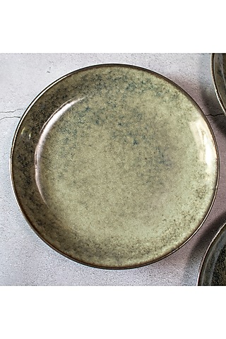 Olive Ceramic Dinner Plates (Set of 2) by The Table Fable