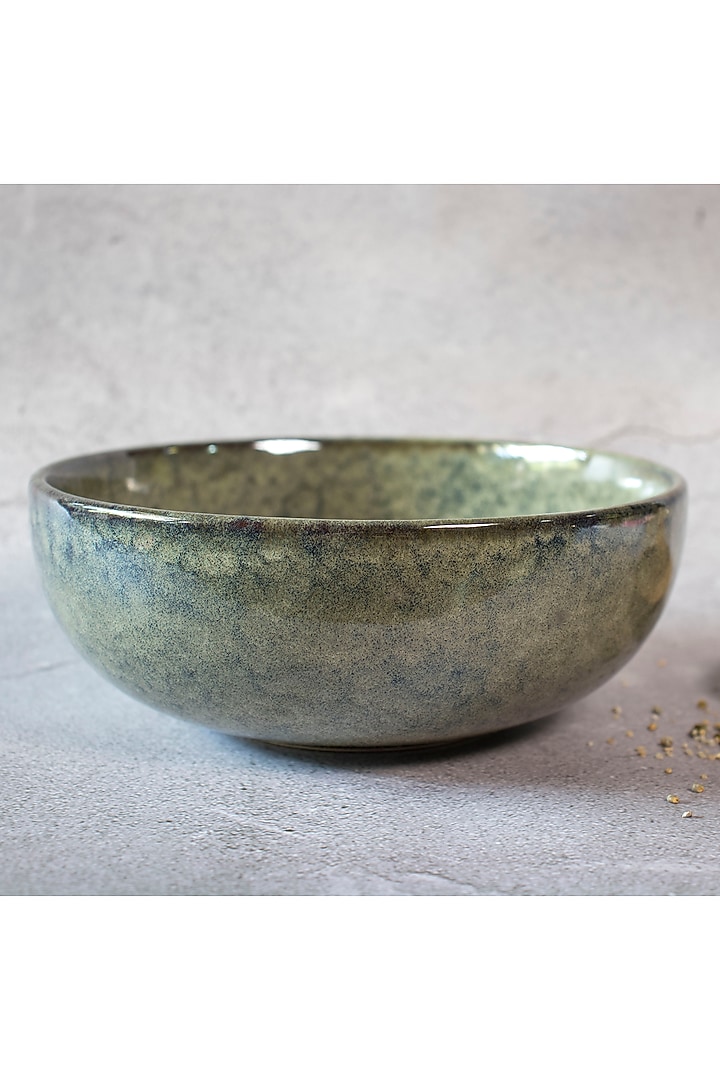 Olive Ceramic Serving Bowls (Set of 2) by The Table Fable at Pernia's Pop Up Shop