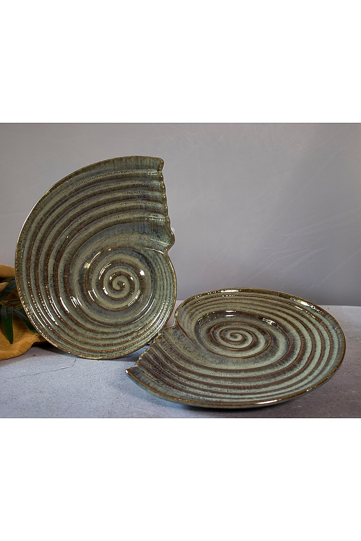 Olive Ceramic Platter by The Table Fable at Pernia's Pop Up Shop