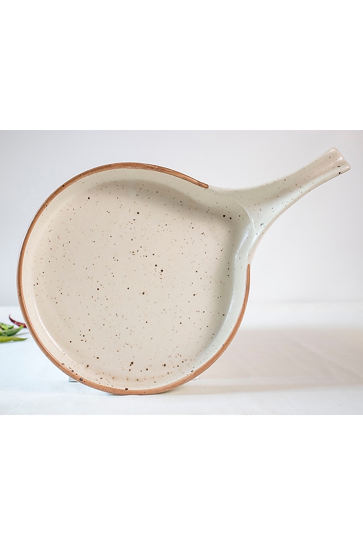 Ivory Ceramic Pan Platter by The Table Fable at Pernia's Pop Up Shop