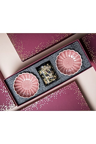 Pink Ceramic Bowls Gift Box by The Table Fable