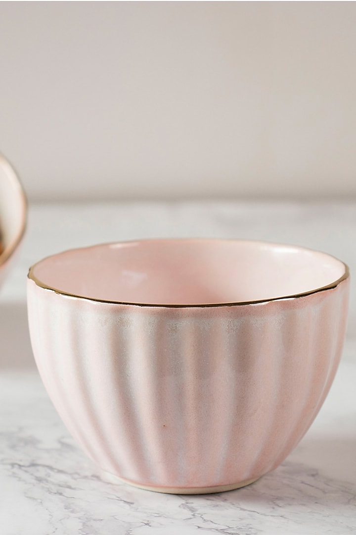 Blush Pink Ceramic Bowls Gift Box by The Table Fable at Pernia's Pop Up Shop