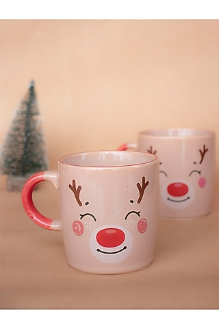 Multi-Colored Stoneware Mug (Set of 2) by The Table Fable