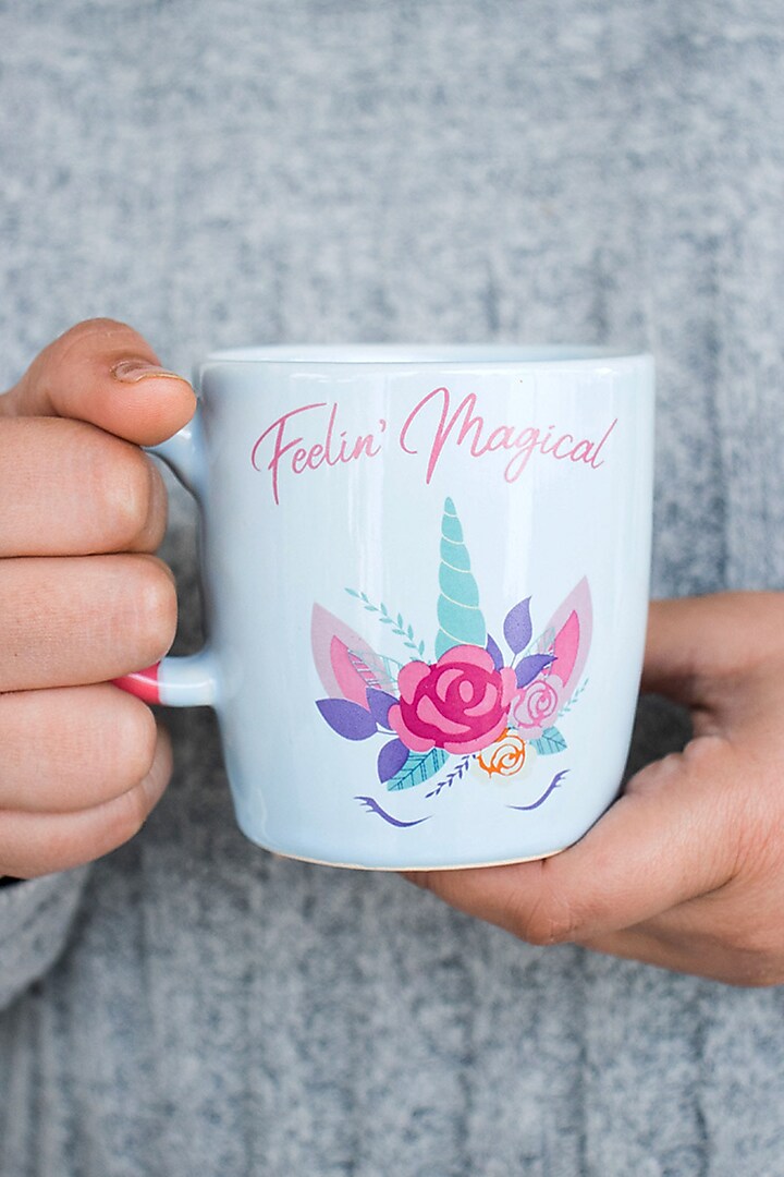 Multi-Colored Ceramic Mug (Set of 2) by The Table Fable at Pernia's Pop Up Shop