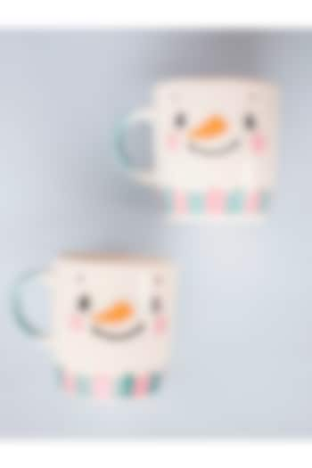 Multi-Colored Stoneware Mug (Set of 2) by The Table Fable at Pernia's Pop Up Shop